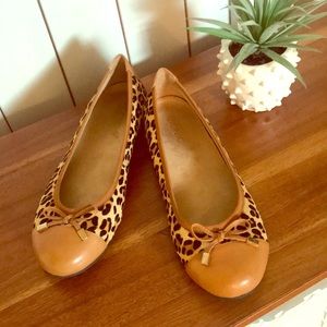 Vionic Spark Minna leopard ballet flats Size 10